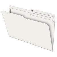Pendaflex Double Top Ivory File Folders - Legal Size - 100 Pack-Reinforced across the tab and top edge where strength is needed