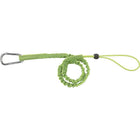 Ergodyne Squids 3100 Tool Lanyard, Bungee, Carabiner/Loop - Lime - 3 Pack-Connector Type Carabiner/Loop