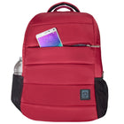 Vangoddy 15.6" Laptop Backpack - Red-Padded back support