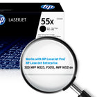HP 55X (CE255X) Black High Yield Original LaserJet Toner Cartridge-Cartridge yield (approx): 12,500 pages