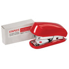 Staples Mini Stapler - 800 Staples - Assorted-Assorted colours include black, blue, purple, orange, green, or pink (colour choice not available)