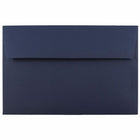 JAM Paper A10 Invitation Envelopes, 6 x 9.5, Navy Blue, 250 Pack (LEBA867H)-Navy blue dark base envelope