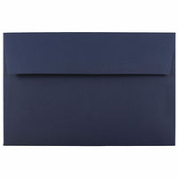 JAM Paper A10 Invitation Envelopes, 6 x 9.5, Navy Blue, 250 Pack (LEBA867H)-Navy blue dark base envelope