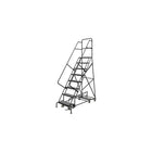 Tri-Arc Manufacturing All Directional Rolling Ladder, No. of Steps: 8, Platform Height: 80" (KDED108246)-No. of Steps: 8