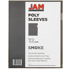 JAM Paper Plastic Sleeves, 9 x 11.5, Smoke Grey, 600 Pack (2226316990C)-Material: plastic