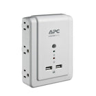APC Surgearrest 6 Outlet with USB Ports 1080 Joules Surge Protector Wall Tap-Guaranteed surge protection & lifetime warranty: Through multi-stage suppression circuitry ensures protection for life.