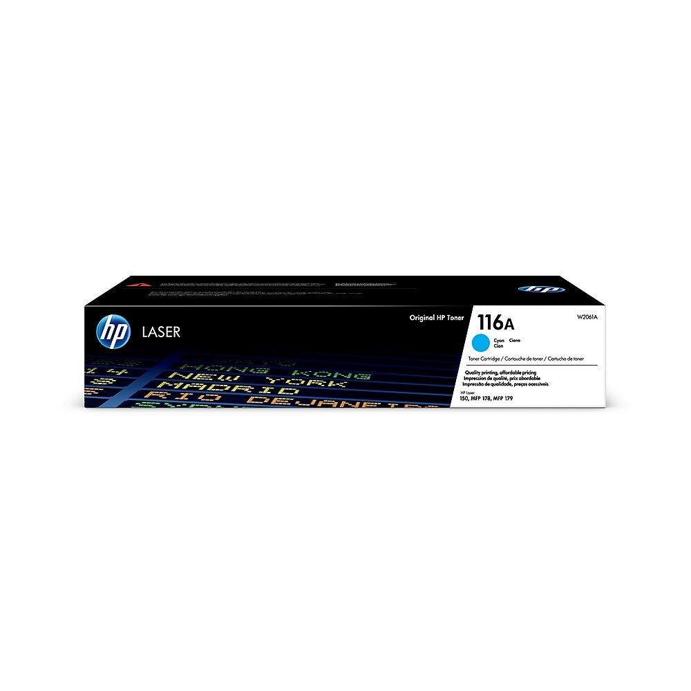 HP 116A Cyan Original Laser Toner Cartridge