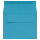 JAM Paper A2 Invitation Envelopes, 4.38 x 5.75, Brite Hue Blue Recycled, 250 Pack (WDBH600H)-Blank interior for personalized message