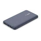 Belkin 10,000 mAh Powerbank - Speckled Blue-10,000 mAh provides up to an additional 36 hours of battery life
