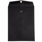 JAM Paper 10" x 13" Open End Catalog Envelopes with Clasp Closure - Black - 50 Pack -Black Envelope