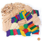 Chenille Kraft Wood Crafts Activities Box (CK-1718)-A wonderful assortment of natural and multi colored wood crafts