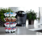 oneBREW K-Cup Pod Carousel, Chrome (68322)-Safe: Anti-scratch material to protect countertop surface