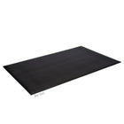 Mat Tech Tuff Spun Foot Lover Anti-Fatigue Mat - Ribbed Surface - 3' x 5'- Black-Ergonomic mat