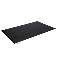 Mat Tech Tuff Spun Foot Lover Anti-Fatigue Mat - Ribbed Surface - 3' x 5'- Black-Ergonomic mat