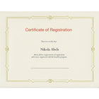 St. James Premium Weight Certificates, Gatsby Design, Gold Foil, Ivory, 15 Pack-Free downloadable templates from www.first-base.com