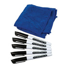 Teacher Created Resources Dry Erase Pens and Microfiber Towels - Black Ink - 10 Pack-Dry erase pens perfect for student lap boards