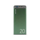 LOGiiX Piston Power 20,000 mAh Portable Power Bank - Emerald Green-Charges smartphones up to 10 times, charges tablets up to 4 times