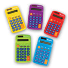 Learning Resources Rainbow Calculators & Storage Chart - Multicolor-Discover advanced math calculations including square roots and percentages!