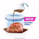 Ziploc Freezer Bags - Quart - 300 Pack-7-7/16" x 7"