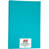 JAM Paper Bright Colour Tabloid Cardstock, 11 x 17, 65lb AstroBrights Terrestrial Sea Blue, 50 Pack (16728482)-Astrobright terrestrial sea blue card stock for scrapbooking and creating posters