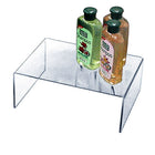 Azar Displays 12" W x 6" H x 7.75" D Acrylic Riser, 4 Pack (515311)-Stands on 2 legs measuring the length of the unit
