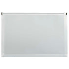 JAM Paper Plastic Envelopes with Zip Closure - Legal Booklet - 9.75" x 14.5" - Clear - Poly - 12 Pack-Clear