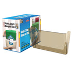 Storex Wall Files - Letter Size - Smoke - 24 Pack - 4 Sets of 6-90 Day Limited Manufacturer's Warranty