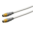 Electronic Master 6' MD(4) Male to Male S-Video Cable, 2" x 6.3" x 9.5", Gray-Cost-effective high quality cables deliver all the picture performance your system