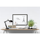 Quartet Wood Finish Magnetic Dry-Erase Board - 17"H x 23"W - Black-Dry-erase board can be mounted horizontally or vertically