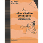 Louis Garneau Exercise Book, Interlined-Dotted, 9-1/4" x 7-1/4", 32 Pages, Orange, 48 Pack-Writing book with interlined-dotted ruling, laminated covers and thick paper