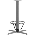Flash Furniture Bar Height Table Base Foot Ring with 4.25'' Column Ring - 19.5'' Diameter - 2 Pack-Proper leg support encourages better posture