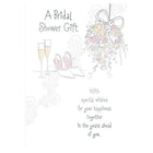Rosedale 5-1/2" x 8" A Bridal Shower Gift Greeting Cards And Envelopes, 12 Pack (16601)-Printed on premium uncoated card stock
