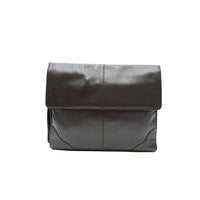Ashlin Genuine Leather Underarm Briefcase Valise, Black-Tuscany cowhide leather