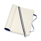 Moleskine Classic Large Expanded Notebook - Soft Cover - Ruled - 5" x 8.25" - Sapphire Blue - (606259)-The paper of this Moleskine object is made of material from well-managed, FSC certified forests and other controlled sources.