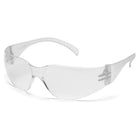 Pyramex Intruder Safety Eyewear Glasses, Clear-Hardcoated, 12 Pack-Scratch resistant polycarbonate lens provides 99% UVA/B/C protection