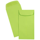 JAM Paper #7 Coin Envelopes, 3 1/2 x 6 1/2, Brite Hue Lime Green, 50 Pack-50 Envelopes per Pack50 Envelopes per Pack
