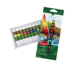 Derwent Academy Oil Paints - 12ml Tubes - Assorted Colours - 12 Pack-Oil paint
