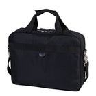 Swiss Gear 15.6" Double Gusset Laptop Case - Black-Front zippered pocket with organizer to keep small personal items neat and easily accessible