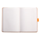 General Supply Goods + Co PU Hardcover Notebook -  Lined - 256 Sheets - Orange-8" L x 5.65" W Portrait