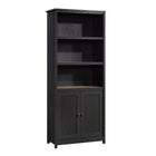 Sauder Cottage Road 3-Shelf Bookcase - 71.5" H - Raven Oak (431262)-Standard - Raven Oak - Engineered Wood