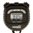 Marathon Water Resistant Digital Stopwatch with Large Display and Buttons (ST083000)-Displays minutes, seconds & 1/100th seconds.