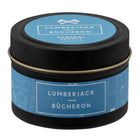General Supply Goods + Co Brass Travel Tin - 3.5 oz - Lumberjack-100% Cotton Wick