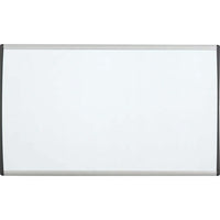 Quartet Cubicle Series Magnetic Dry-Erase Board, Aluminum Frame, 24" x 14"-Magnetic dry-erase board offers a smooth steel-backed porcelain surface that doubles as a markerboard and magnetic bulletin board