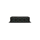 StarTech 8 Port USB to DB9 RS232 Serial Adapter Hub, Industrial DIN Rail and Wall Mountable-Rugged all-metal enclosure for added durability in harsh environments