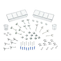 Azar 64-Piece Small Pegboard Organizer Accessory Kit-Sold in Multiples of: 1