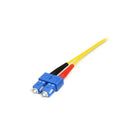 StarTech 1m Single Mode Duplex Fiber Patch Cable LC-SC-Fiber Optic cables provide a higher quality signal over a greater distance