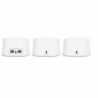 Amazon eero 6 Dual-Band Mesh Wi-Fi 6 System (1 Eero 6 Router + 2 Eero 6 Extenders)-Wifi coverage: Covers up to 5,000 sq. ft.
