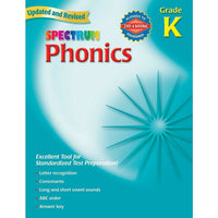 Carson Dellosa Spectrum "Phonics" Workbook, Grade K (CD-704603)-Age group and grade: Ages 5 - 6 years and grade kindergarten