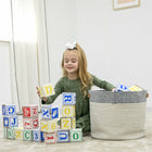 Bankers Box At Play ABC/123 Learning Blocks - 50 Pack-Blocks are lightweight, strong and durable to withhold hours of playtime