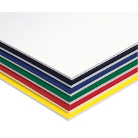 UCreate Foam Board, 6 Assorted colours, 20" x 30", 10 Sheets-Assorted colours